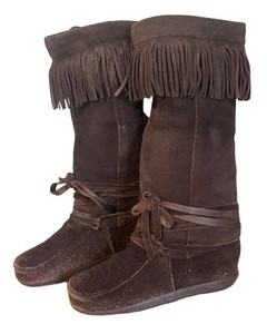 UBR1 - Steger Mukluks Genuine Moosehide Boots Ladies Size 10