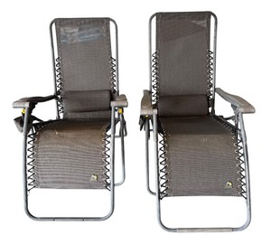 Two GCI Outdoor  Patio Lounger Chairs