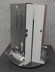 DIXIE ULTRA PLASTIC SILVERWARE DISPENSER WITH PLASTIC SILVERWARE