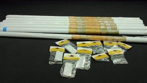7 NEW BALI ROOM DARKENING SHADES WITH BRACKETS AND CLIPS