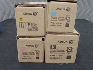 4 BOXES OF COLORFUL XEROX TONER