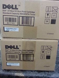 2 NEW DELL PRINT CARTRIDGES