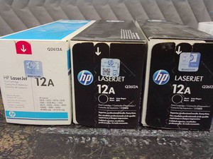 3 HP LASERJET PRINT CARTRIDGES