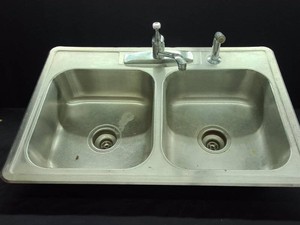 STAINLESS STEEL SINKFAUCET UNIT