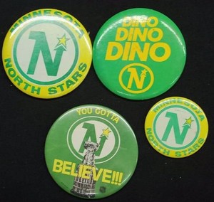 MN NORTH STAR BUTTONS