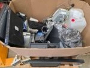 MASSIVE BOX FULL OF MYSTERY MEDICAL ITEMS, SCREENS, AND MORE