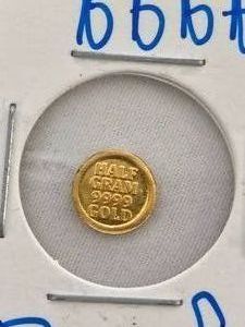 PG&G Mining Company Half Gram 24K Gold Bullion Coin