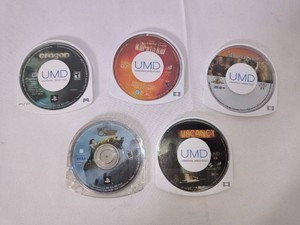 PlayStation Portable(PSP)-Universal media discs-Lot of 5