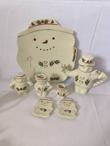 Formalities by Baum Brothers 7-piece Snowman Mini Tea Set