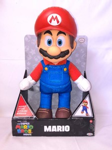 Super Mario Brothers movie- Mario poseable plush-NEW