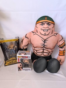 John Cena Figurine and Plush, Roman Reigns Funko