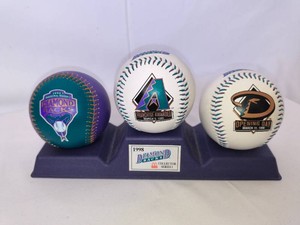 Vintage Arizona Diamondbacks three baseball collectors set