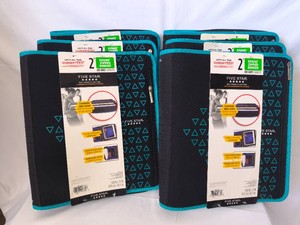 Five Star- Xpanz Zipper Binders-lot of 6
