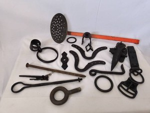 Assortment of Vintage & Antique Hand-Forged Tools
