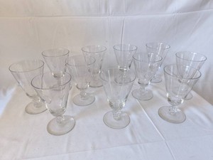 11 Piece Vintage Crystal Stemware Glasses