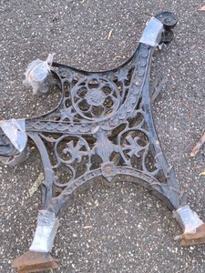 Vintage Cast Iron Bench Ends