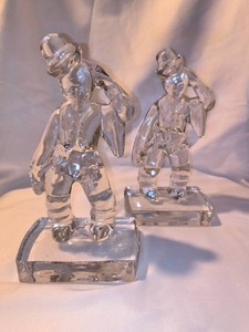 Vintage New Martinsville Bookends