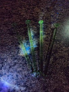 Vintage Uranium Swizzle Sticks