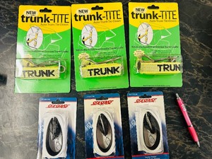 (3) TRUNK-TITE Straps & (3) SeaSense Fender Holder Straps