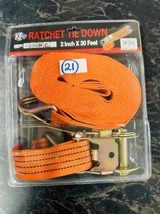 -NEW- RACHET TIE DOWN STRAP - 2 in x 30 ft - Kentucky Industrial