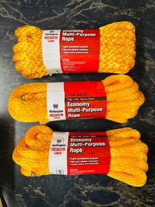 Lot of 3  Multi Purpose Rope - 12 in x 15 ft (totaling 45 ft) -NEW-
