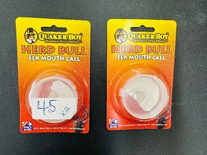 Lot of 2  Quaker Boy HERD BULL ELK  Mouth Call - NEW - Made in USA