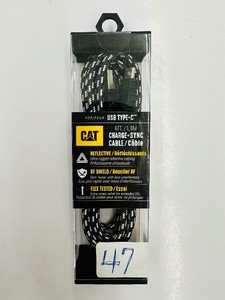 NEW  USB - TYPE-C Phone Cable  -  6ft  - CAT Branded