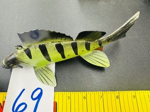 Hand Carved WHITTIER DECOY - 9 Perch -  Wood & Aluminum