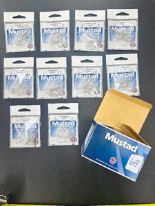 (10) 10-packs - MUSTAD Sliced Shank Hooks