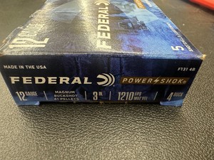 FEDERAL -  12 ga. -  3  -  4 BUCK. -  1210 fps