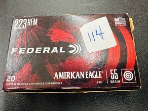 FEDERAL .223 FMJ - 55 gr