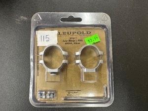 Leupold STD Low Scope Rings (.650) - Silver - 49899