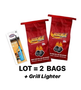 2 Sacks  of  RIDGE  CHARCOAL  Kingsford Grill Lighter