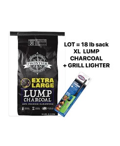 Sack of X- LARGE LUMP CHARCOAL  Grill Lighter