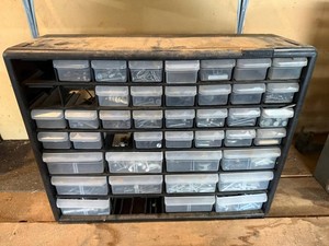 Akro-Mils Parts Organizer With Assorted Hardware