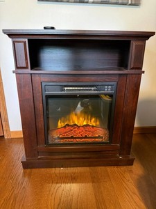 GHP Electric Fireplace Mantel