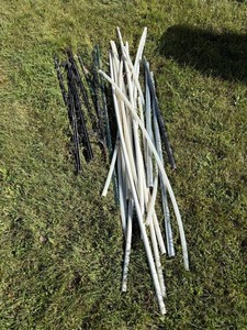 Assorted Plastic, Metal Tubing, Rails & Rods