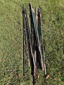 Mixed Lot of Salvaged Steel Channel, Angle & Structural Pieces