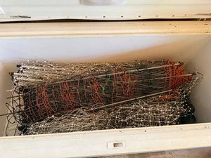 Mixed Lot - Outdoor Netting, Wire Frames, Stakes & Tarp