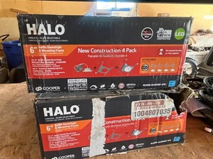 HALO 4PK 6in LED Downlights (Lot of 2) in Orig Pkg