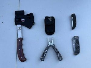 Browning, Gerber, Remington & Firebird 4-Piece Knife Mixed Lot