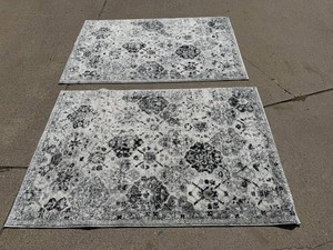 Safavieh Madison Silver Gray Area Rugs (Lot of 2)