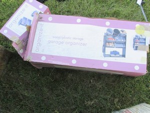 Organize-it woodplastic mini garage organizers