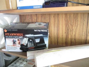 Black and Decker Steamworks wallpaper stripper with misc wallpaper