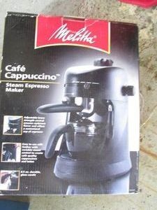 Melitta Cafe Cappuccino steam espresso maker