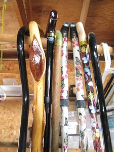 Nice selection of walking canes