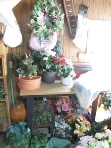 Massive variety of artificial floral arrangements, foliage, wreaths, swags and more