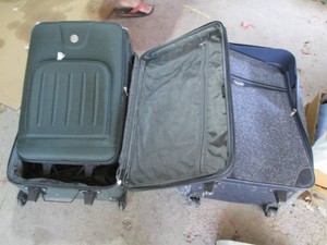 2pc High quality Travelers Club Rolling suitcases plus 1pc Wool Jaguar rolling luggage