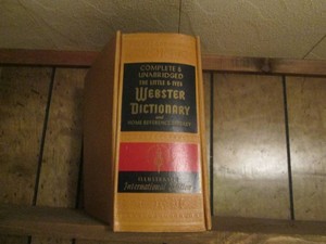 Complete and unabridged The Little and Ives Webster Dictionary and Home Reference Library