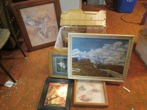 Wall art and various picture frames